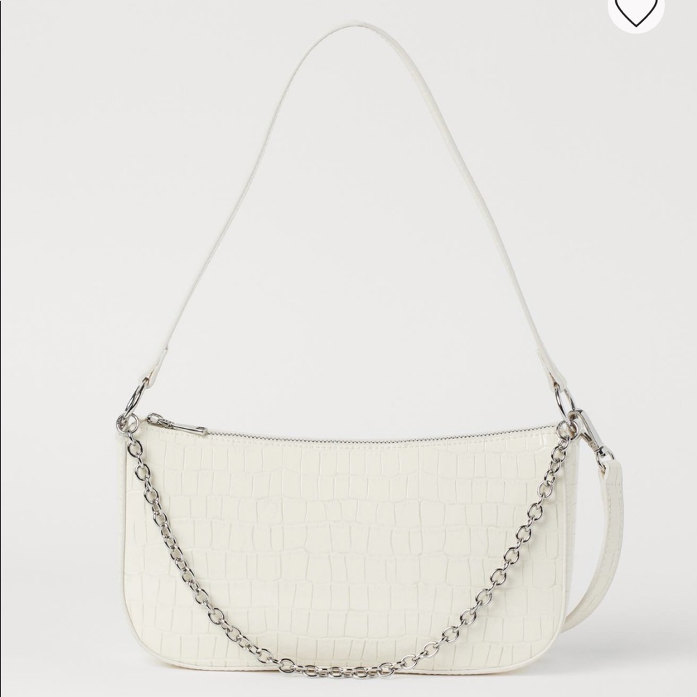 White Crocodile Handbag H&M NEVER USED